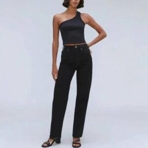 EVERLANE The Way High Jean Black Size 27 Regular NEW